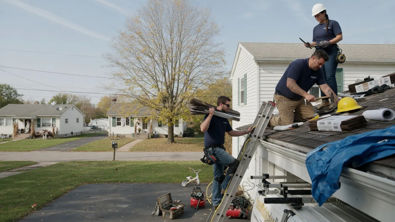 Local Roofing Contractors in Mechanicsburg, IL near me